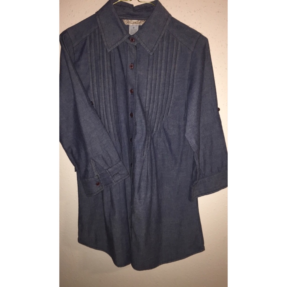 Short sleeve Jean dress”
